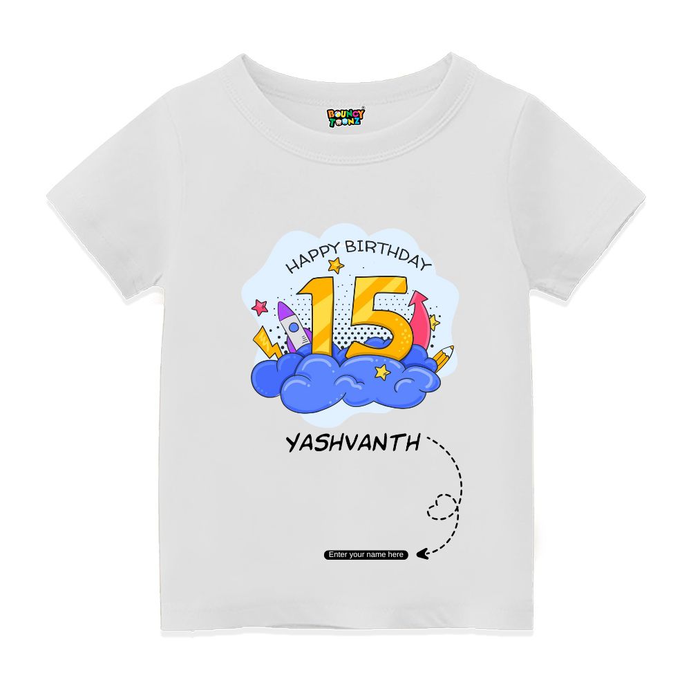 Age customised Kids tshirts