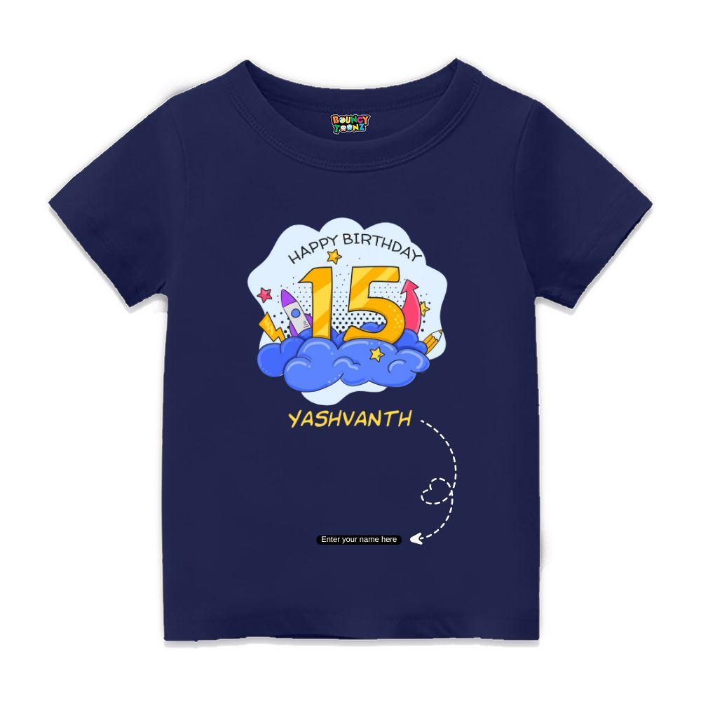 Age customised Kids tshirts