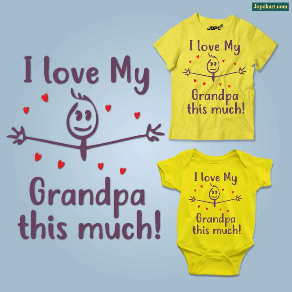 I Love My Grandpa This Much