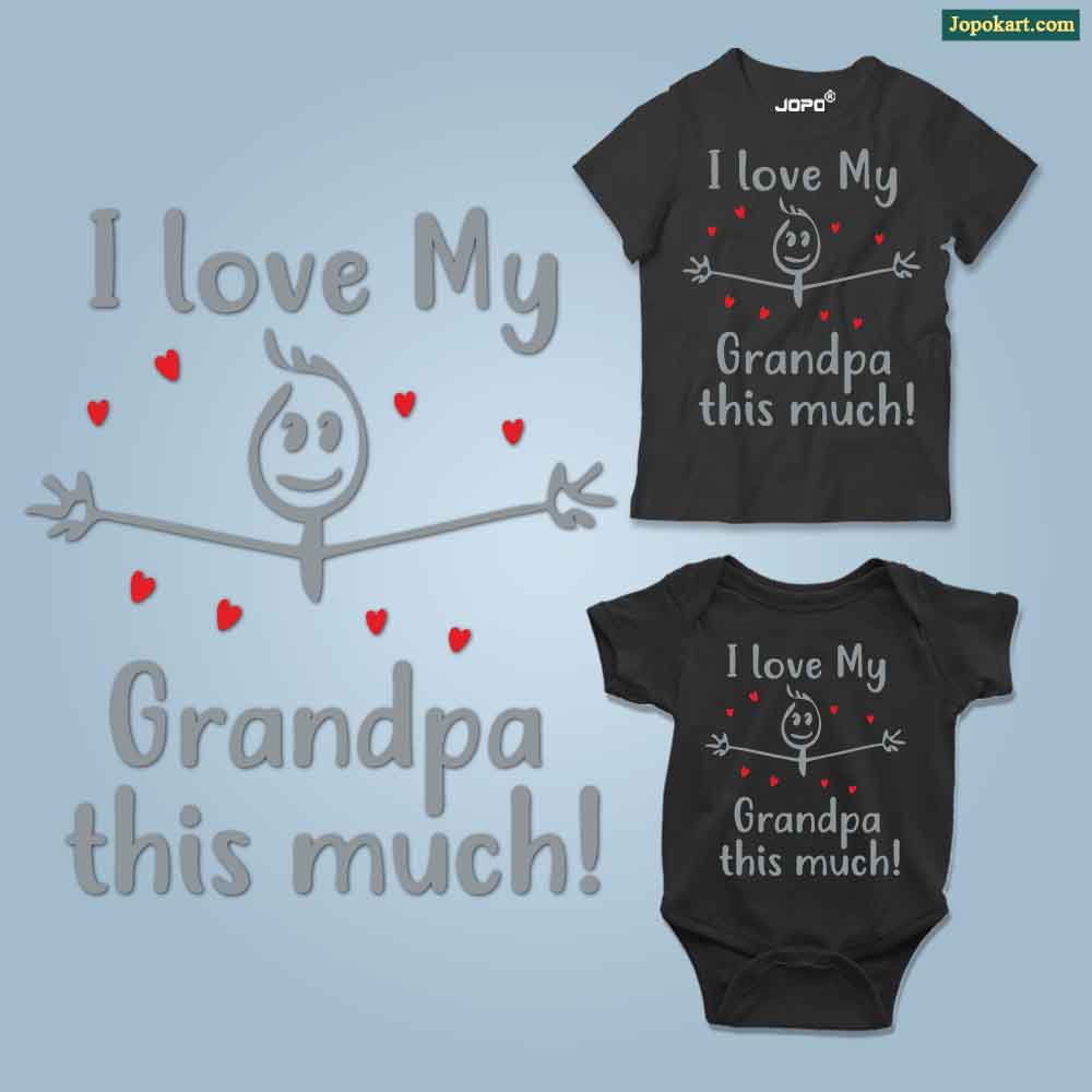 I Love My Grandpa This Much