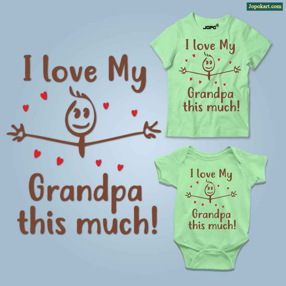 I Love My Grandpa This Much