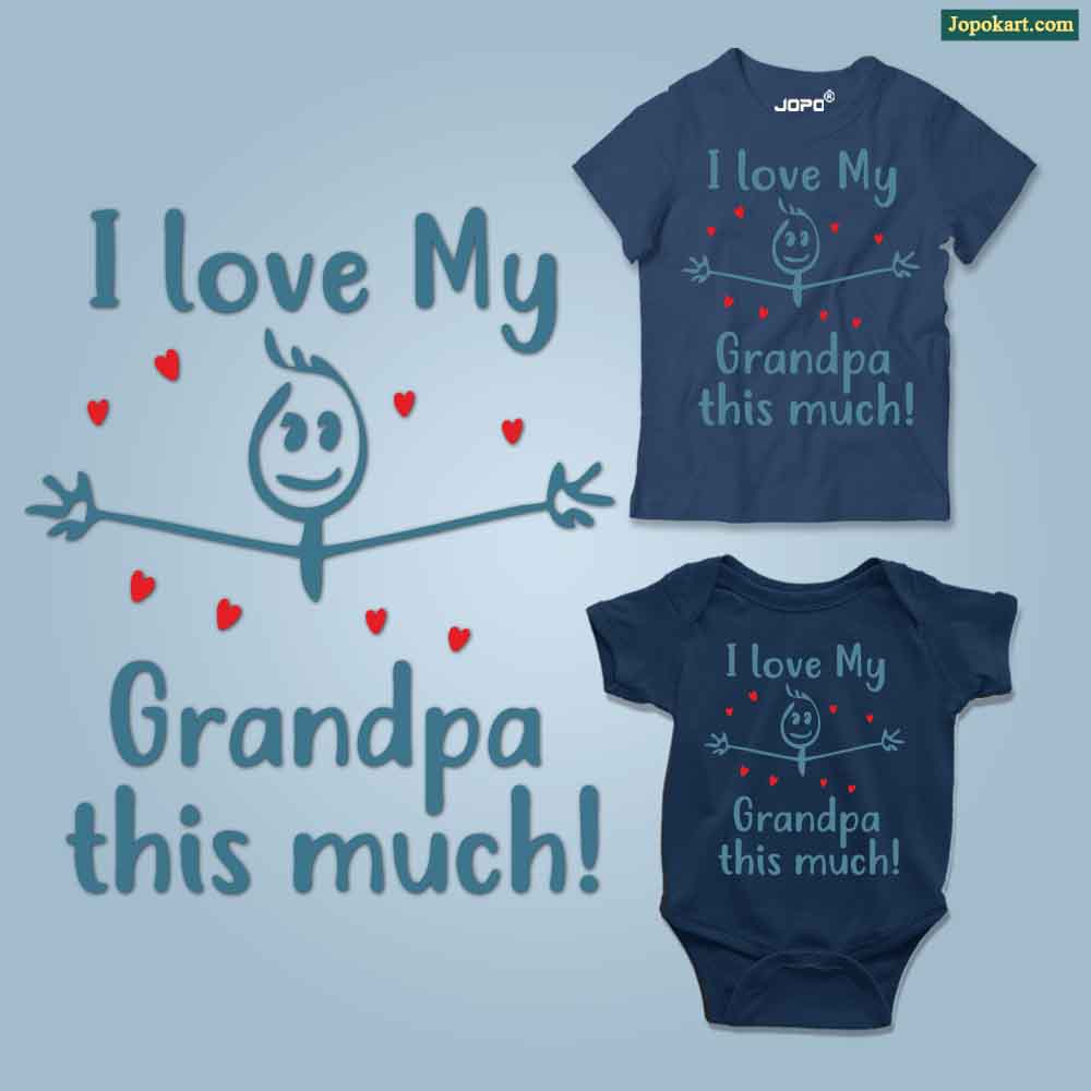 I Love My Grandpa This Much