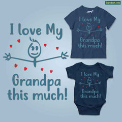 I Love My Grandpa This Much