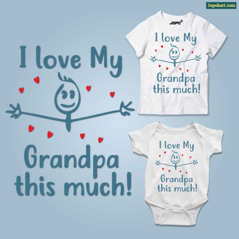 I Love My Grandpa This Much