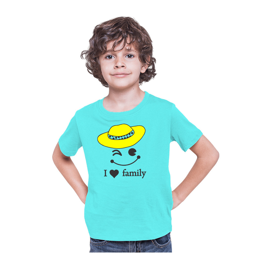 I Love Family Boys T-shirt