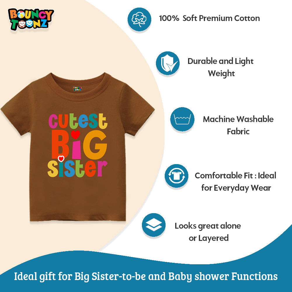 Cutest Big Sister Tshirts