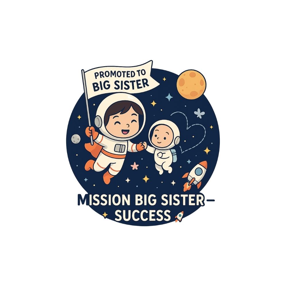 Astronaut "Mission Big Sister—Success" Toddler T-Shirt