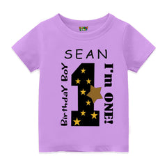 Customized Kids First Birthday T shirt
