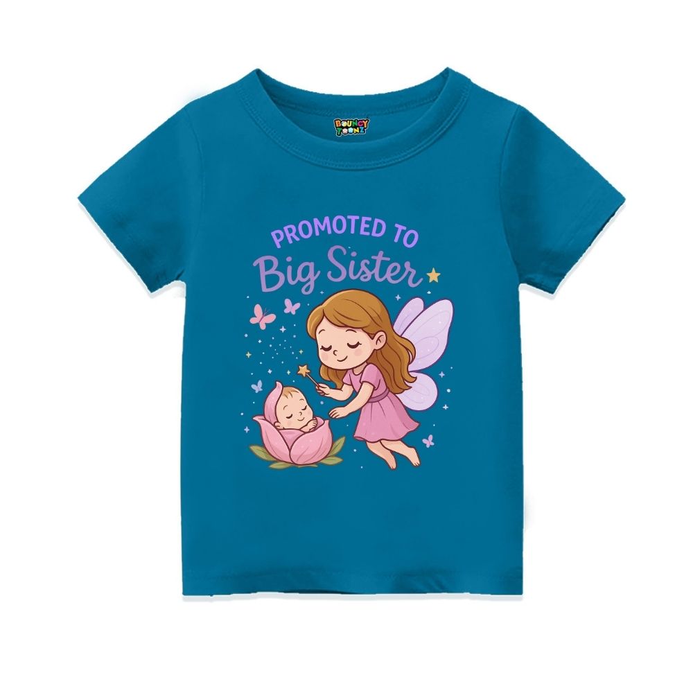 Enchanting Fairy & Baby "Big Sister" Announcement Tee