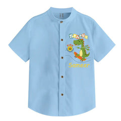 Customised Dino Theme Shirts for Kids