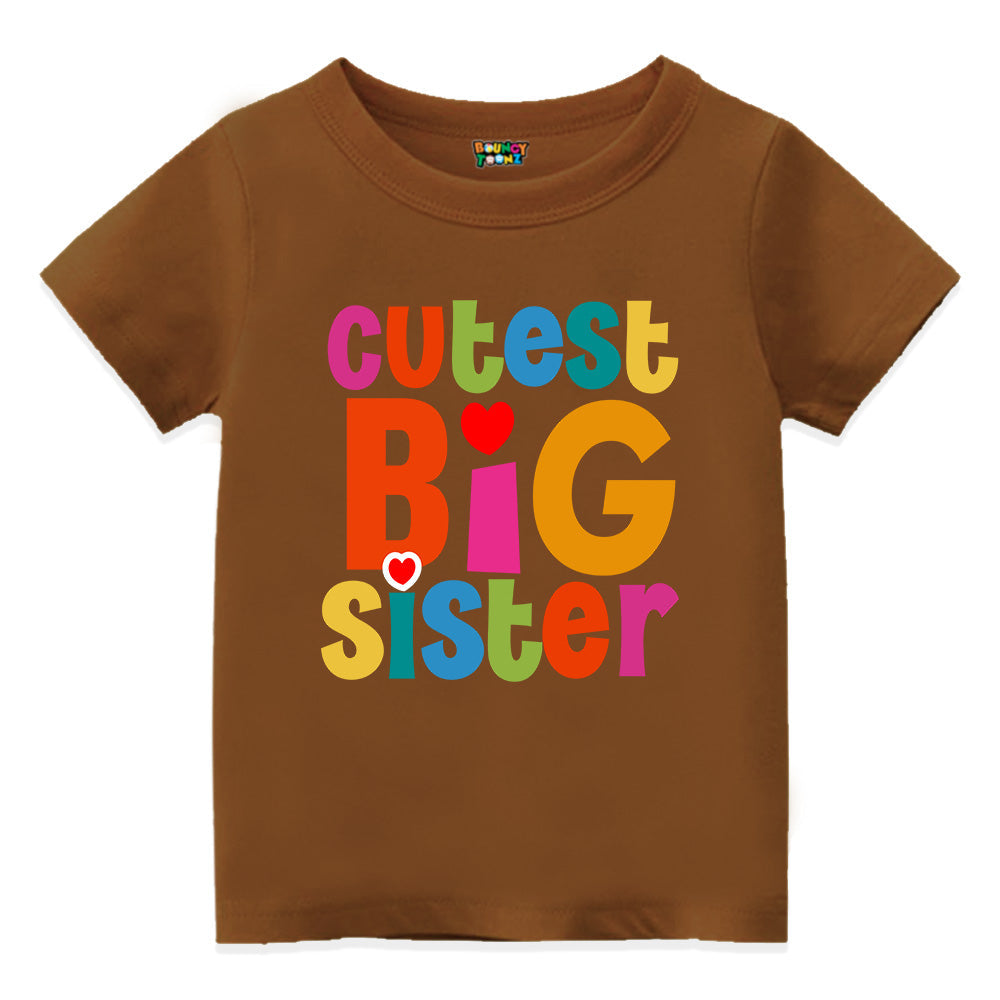 Cutest Big Sister Tshirts
