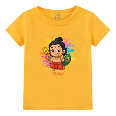 Colourful Lord Balamuruga printed - Festive Ethnic Kids Tshirt