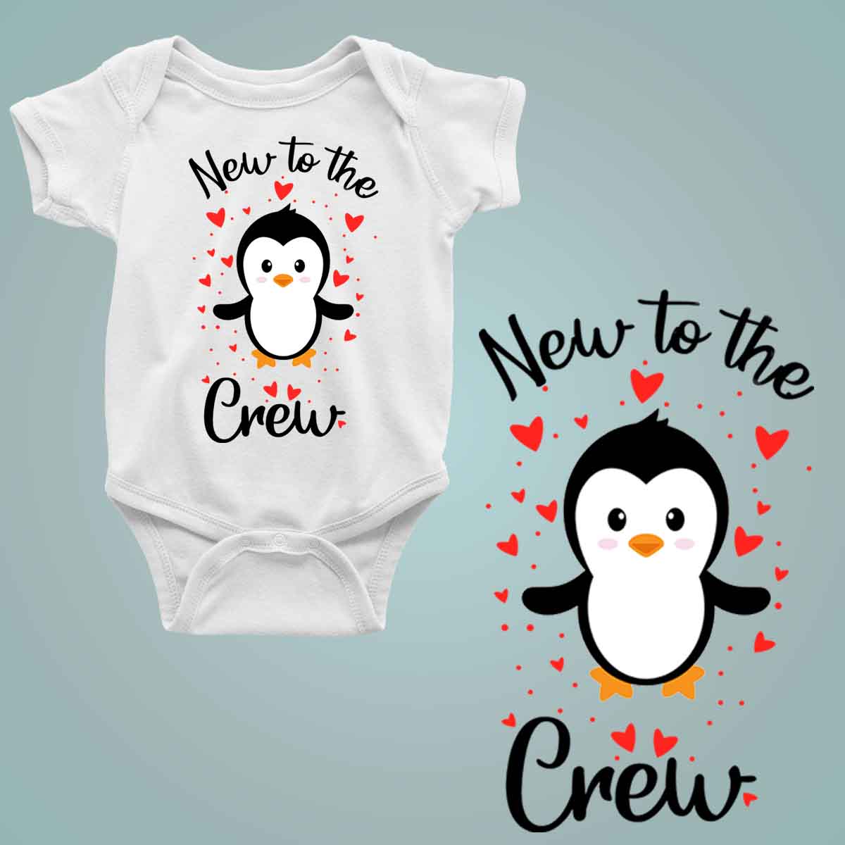 Hello I'm New Here Custom Name - New Born Baby Onesie