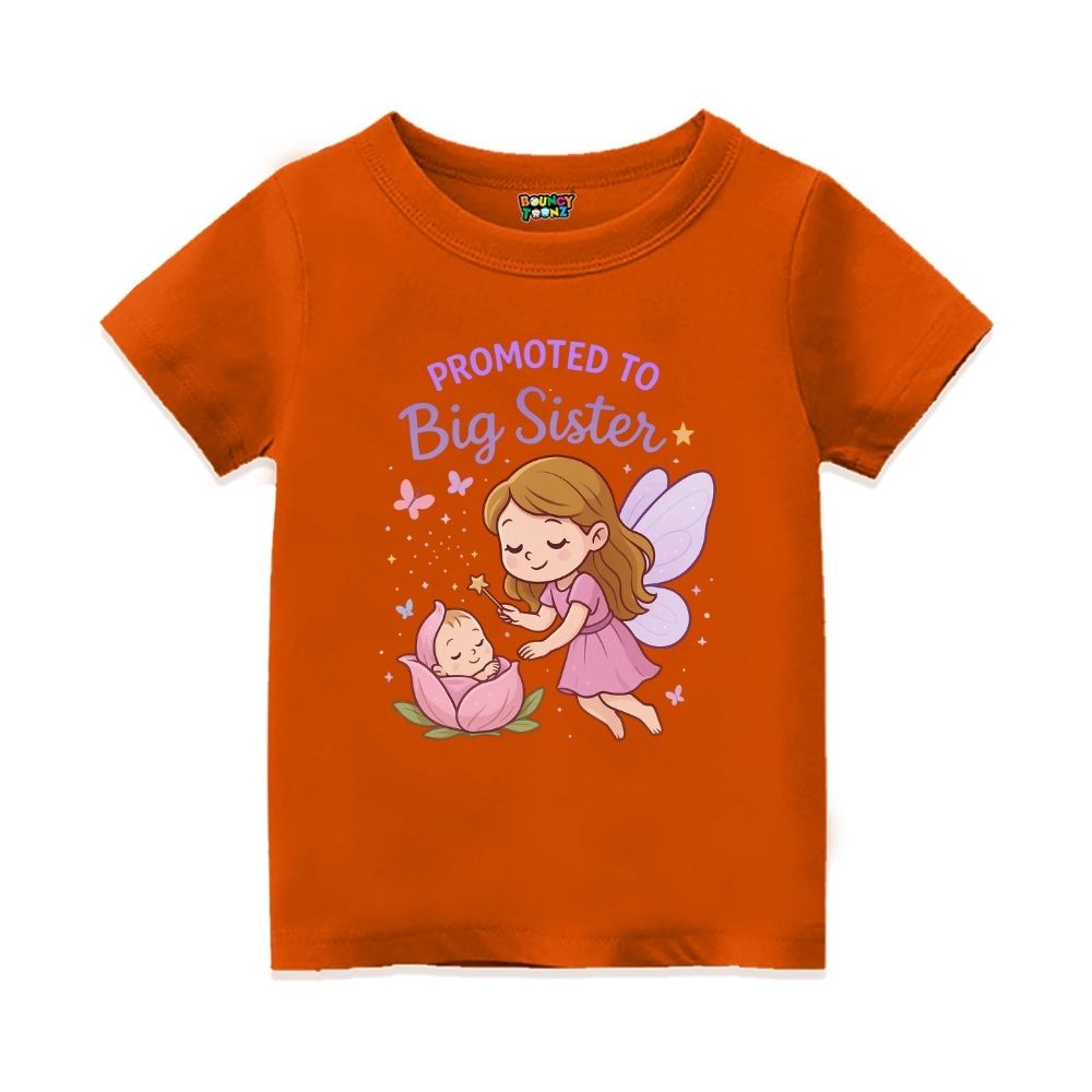 Enchanting Fairy & Baby "Big Sister" Announcement Tee