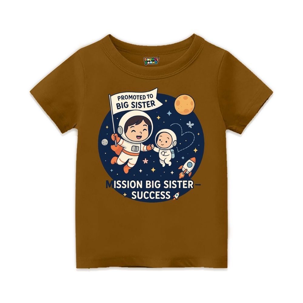 Astronaut "Mission Big Sister—Success" Toddler T-Shirt