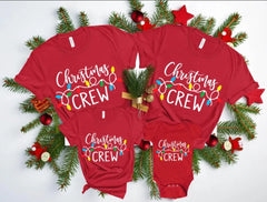 Christmas Crew Family Christmas Tshirts