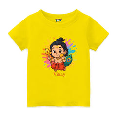 Colourful Lord Balamuruga printed - Festive Ethnic Kids Tshirt