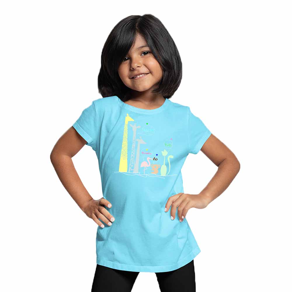 4rd Birthday Jungle Theme Kids T-shirt