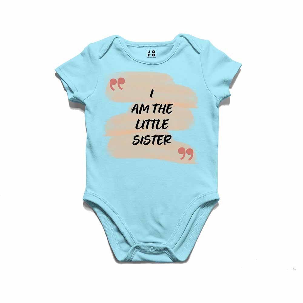 I am the Little Sister Design Multicolor T-shirt/Romper