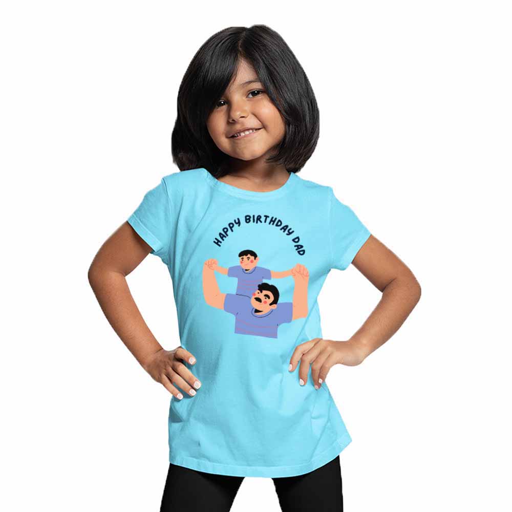 Happy Birthday Dad design T-shirt/Romper