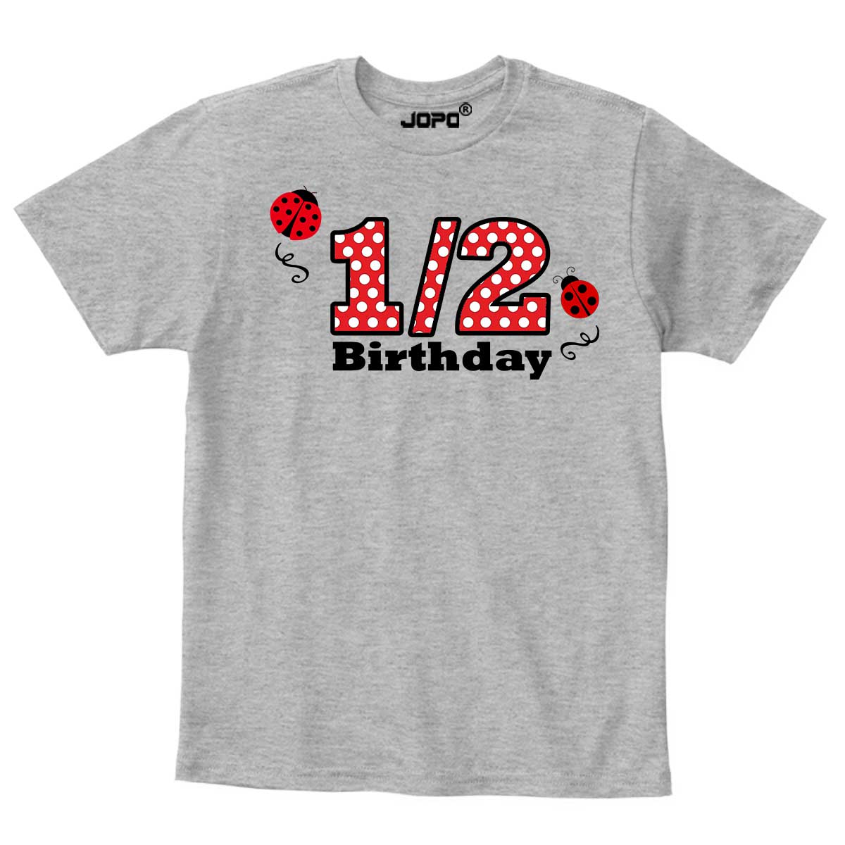 Half Birthday Beetle design Onesie or T Shirt Unisex kids
