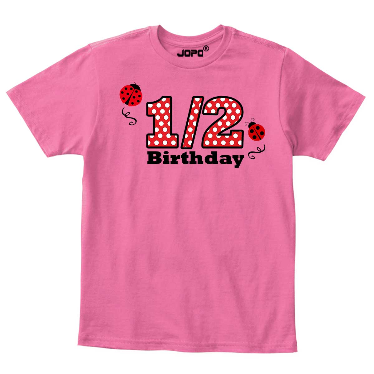 Half Birthday Beetle design Onesie or T Shirt Unisex kids