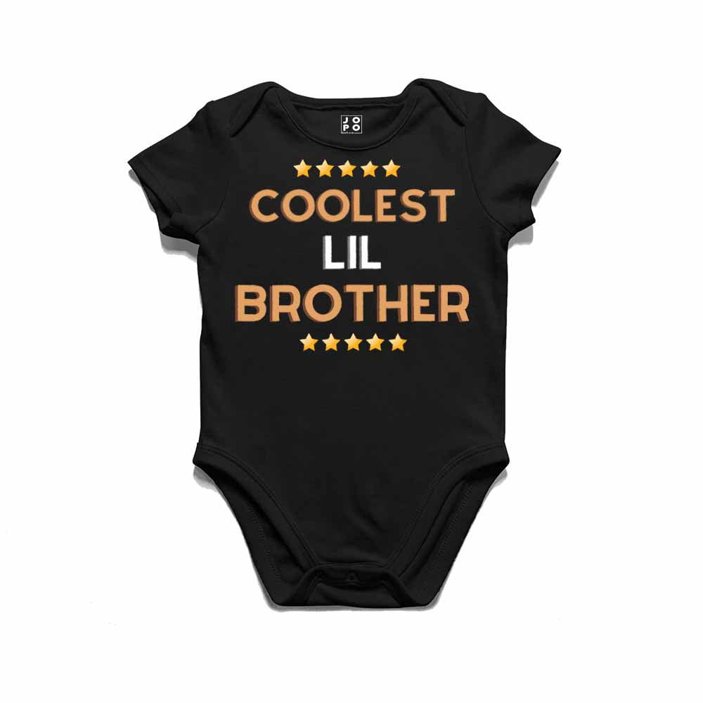 Cooler Lil Brother Design Multicolor T-shirt/Romper
