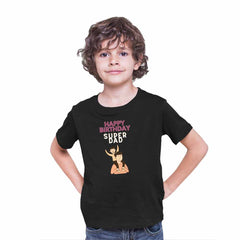 Happy Birthday Super Dad design T-shirt/Romper