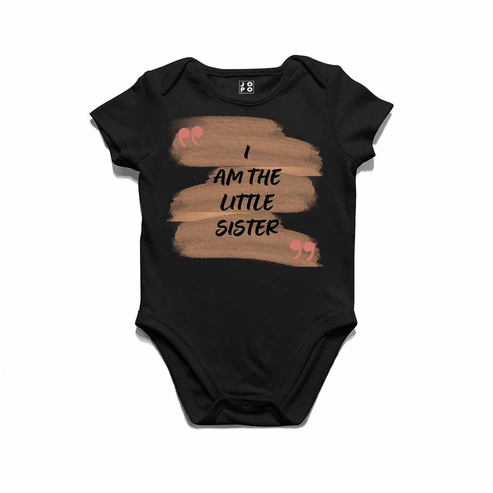 I am the Little Sister Design Multicolor T-shirt/Romper