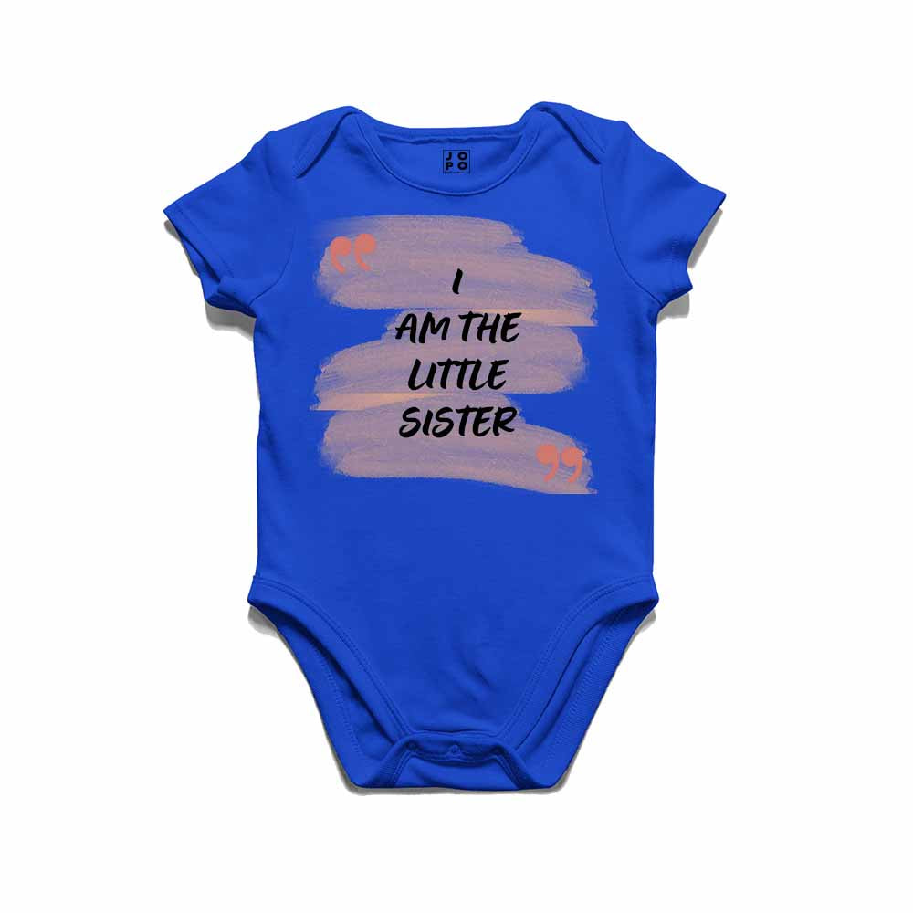 I am the Little Sister Design Multicolor T-shirt/Romper