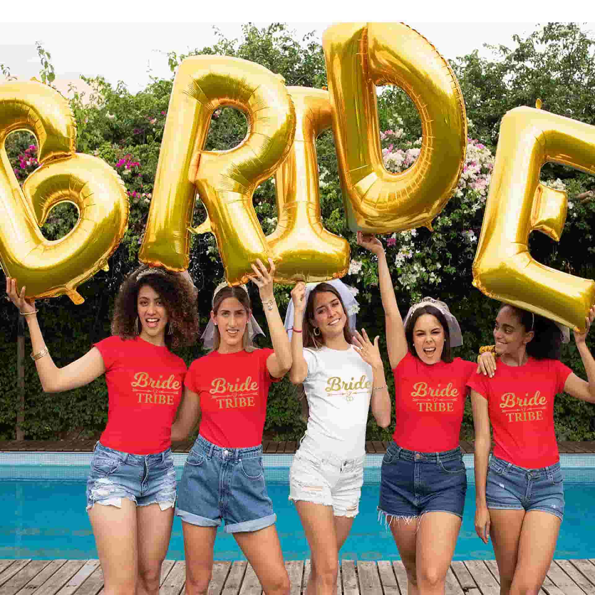 Bride & Bride Tribe Bachelorette Party Tshirts