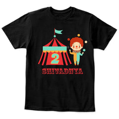 Circus Custom Name and Num T Shirt for Boys