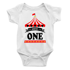 Circus Theme Custom Name Rompers