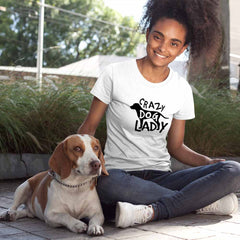 Crazy Dog Lady Women Tshirt