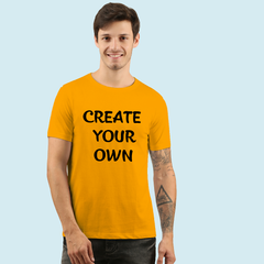 Customised Men's Round Neck T-Shirt