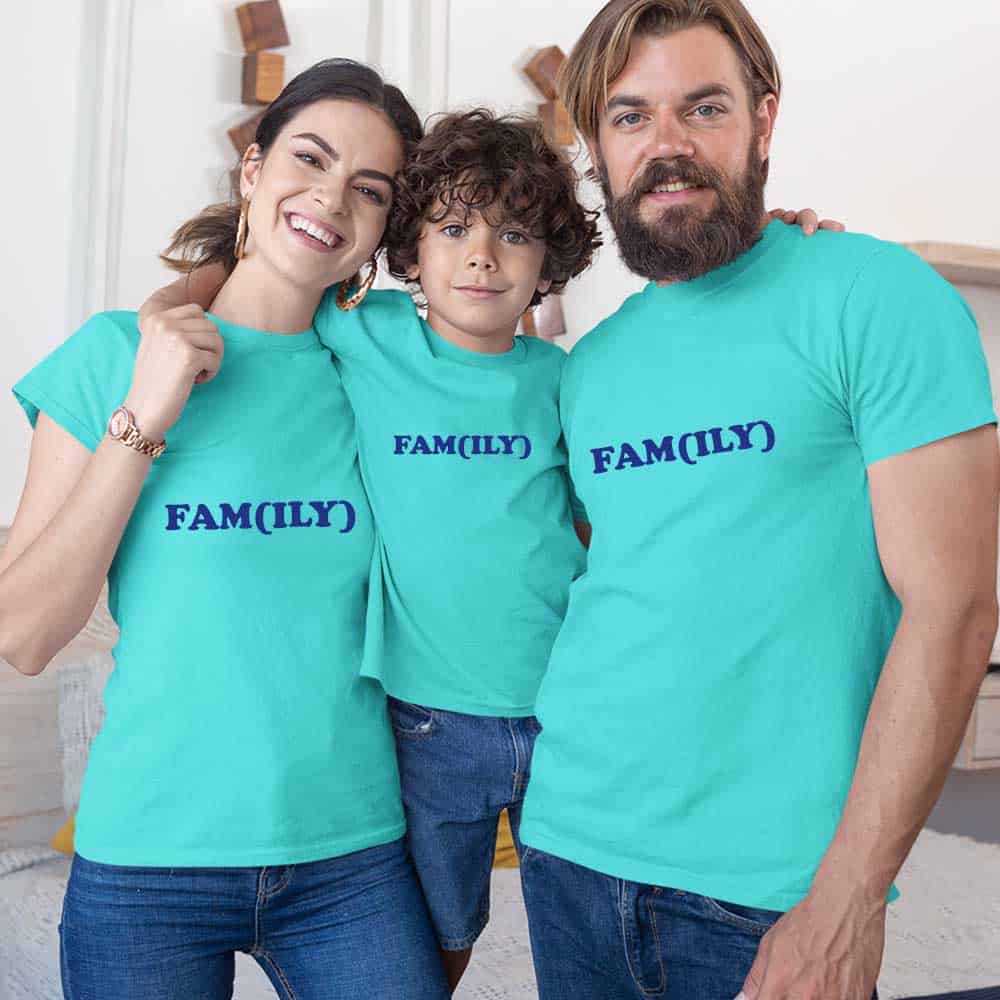 FAM(ILY) Matching Family Tshirts Set of 3 4 5 6