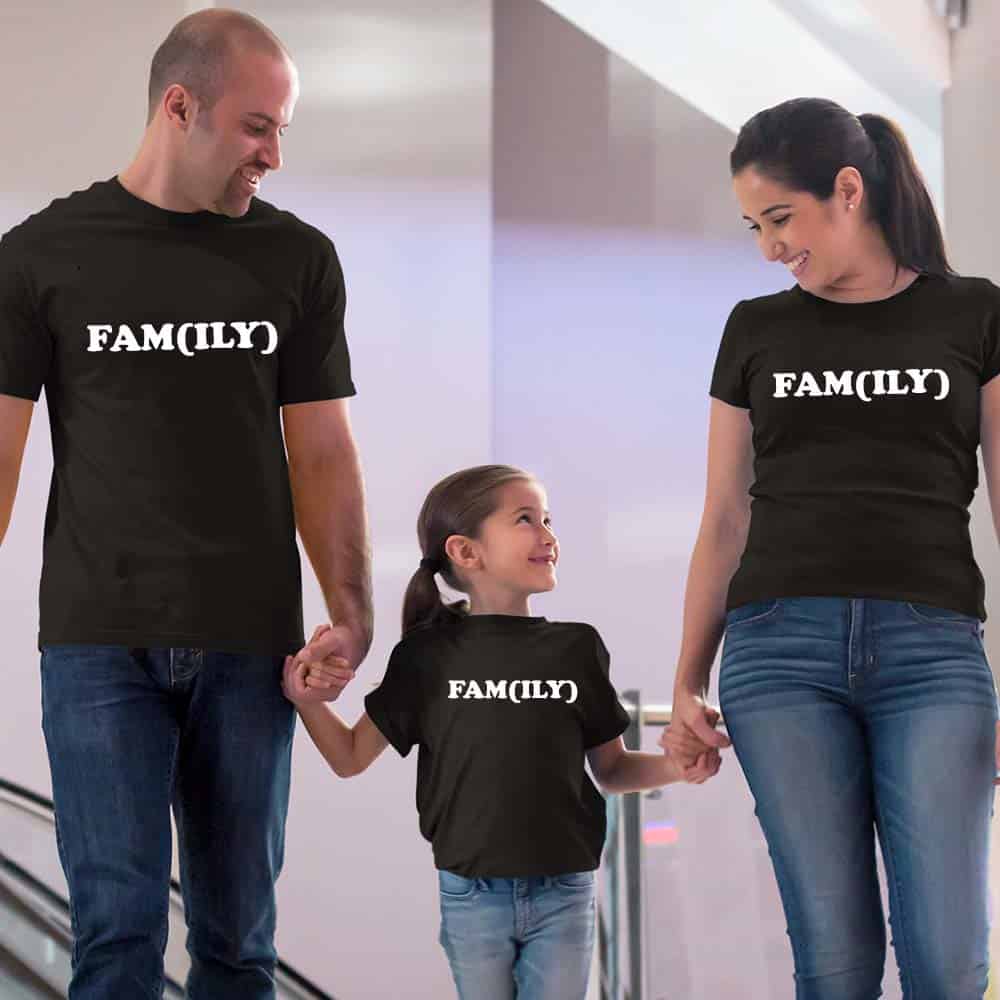 FAM(ILY) Matching Family Tshirts Set of 3 4 5 6