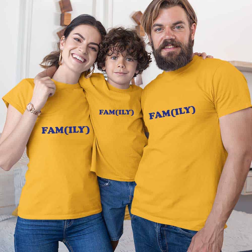 FAM(ILY) Matching Family Tshirts Set of 3 4 5 6