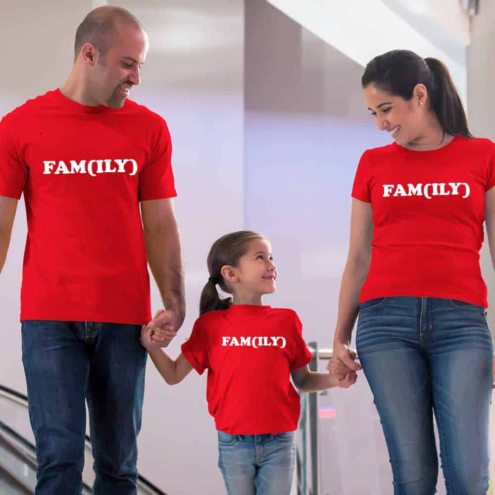FAM(ILY) Matching Family Tshirts Set of 3 4 5 6