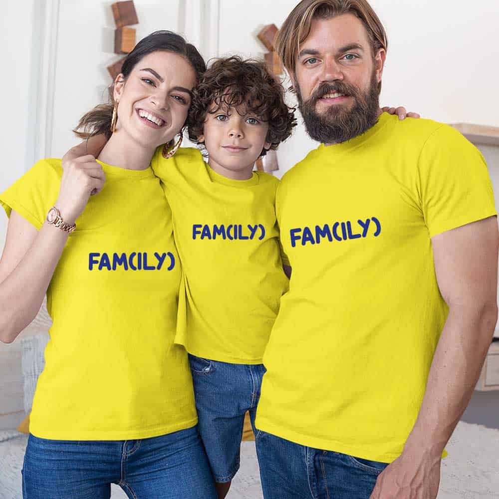FAM(ILY) Matching Family Tshirts Set of 3 4 5 6