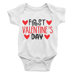 First Valentines Day Rompers