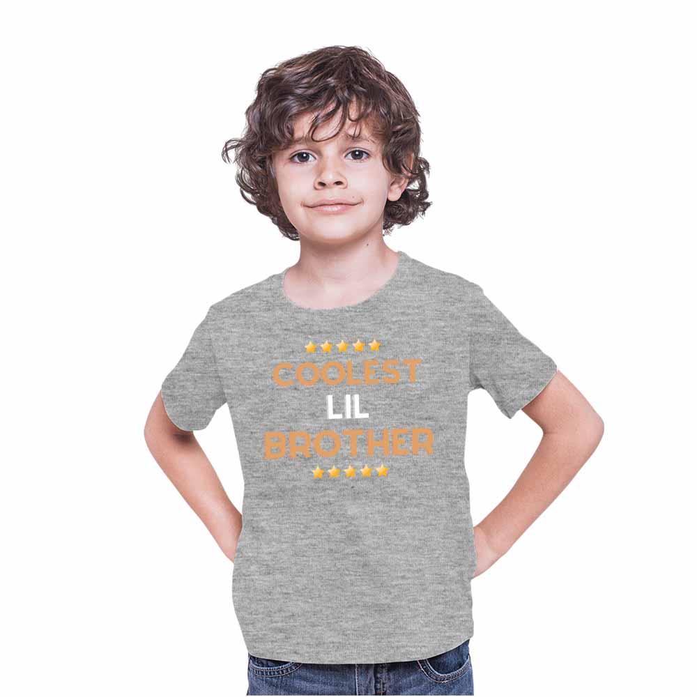 Cooler Lil Brother Design Multicolor T-shirt/Romper