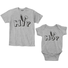 Hip Hop Sibling Romper With Tshirt
