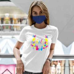 Holi Matching Tshirts (Set of 2 3 4 5 ) - White