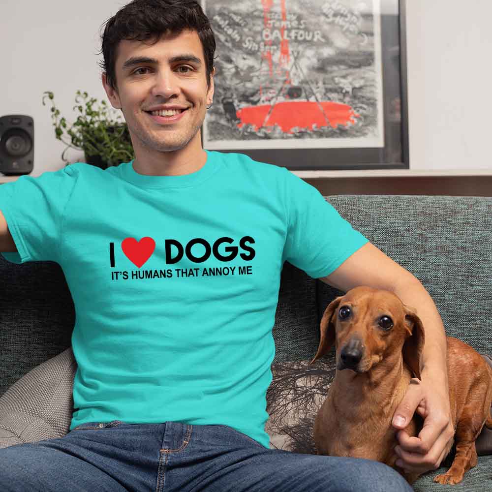I love Dogs Tshirt for Men