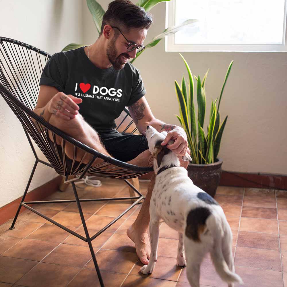I love Dogs Tshirt for Men