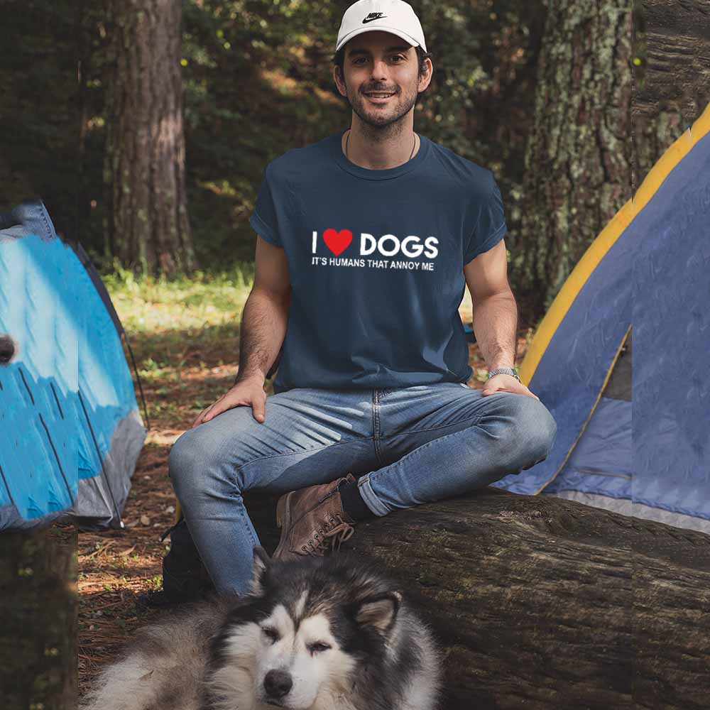 I love Dogs Tshirt for Men