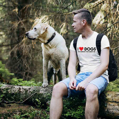 I love Dogs Tshirt for Men