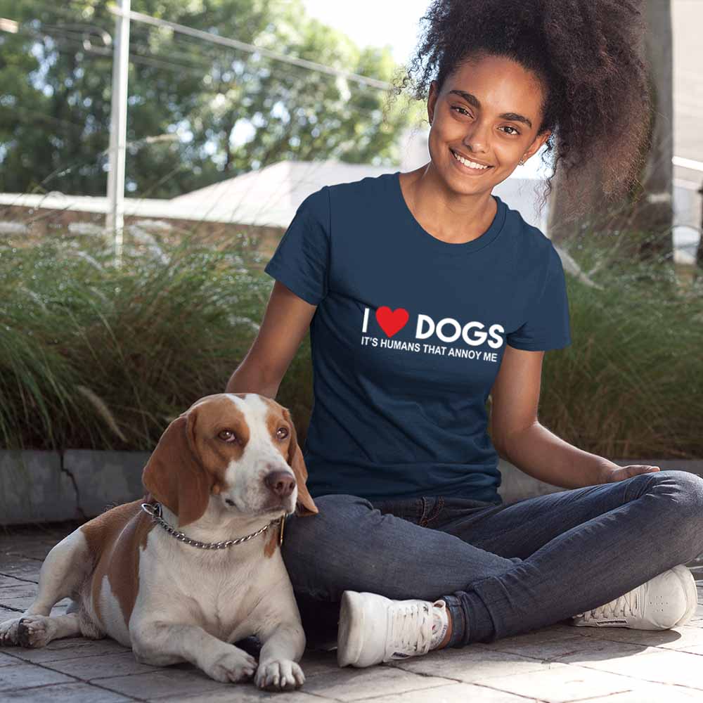 I love Dogs Tshirt for Women