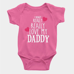 I Really Really love my Daddy Rompers